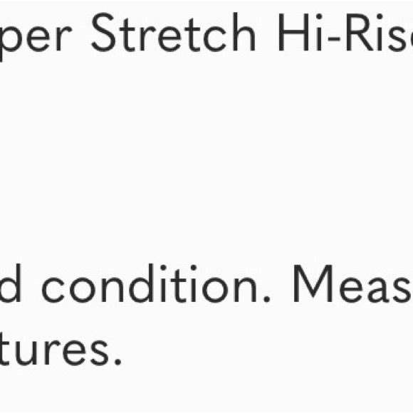 American Eagle Super Stretch Hi-Rise Skinny Super Stretch Jeans Size 4 Long Blue - Picture 10 of 10